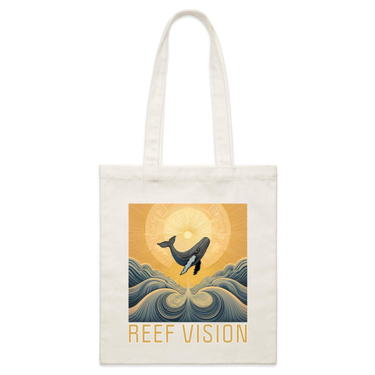 Whale Design - Parcel Canvas Tote Bag